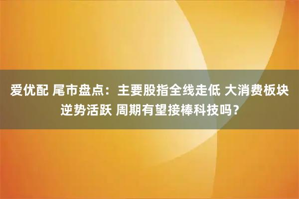 爱优配 尾市盘点:主要股指全线走低 大消费板块逆势活跃 周期有望接棒科技吗?